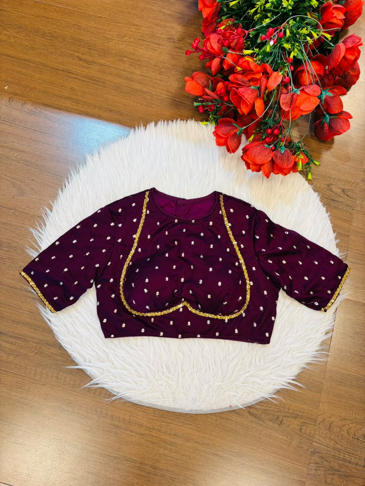 Celeste Noir - Fendy Silk Blouse