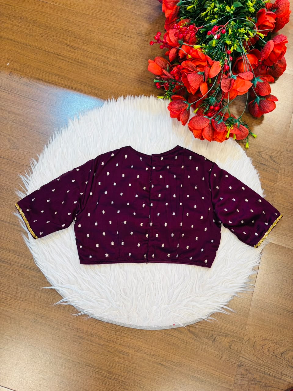Celeste Noir - Fendy Silk Blouse