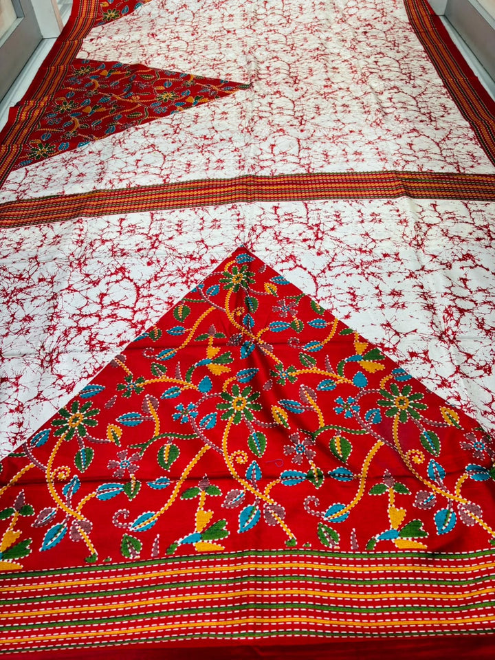 Trikon Ranga Fancy Silk Saree