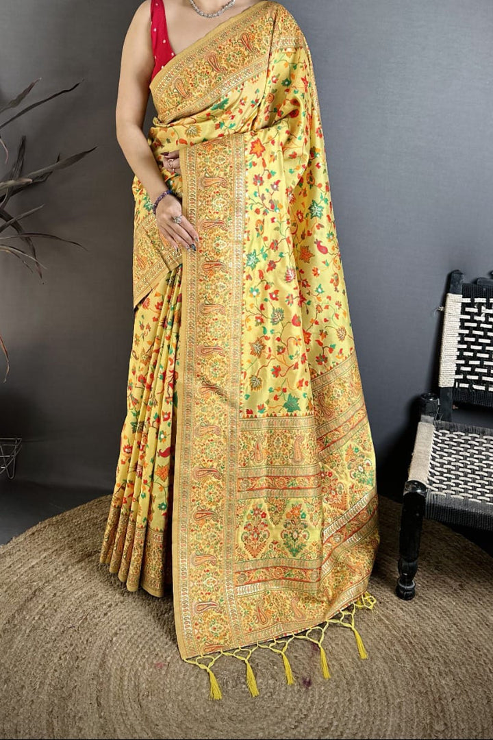 Royal Heirloom Pashmina Silk Saree