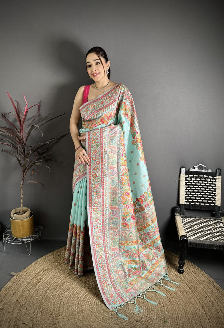 Royal Heirloom Pashmina Silk Saree