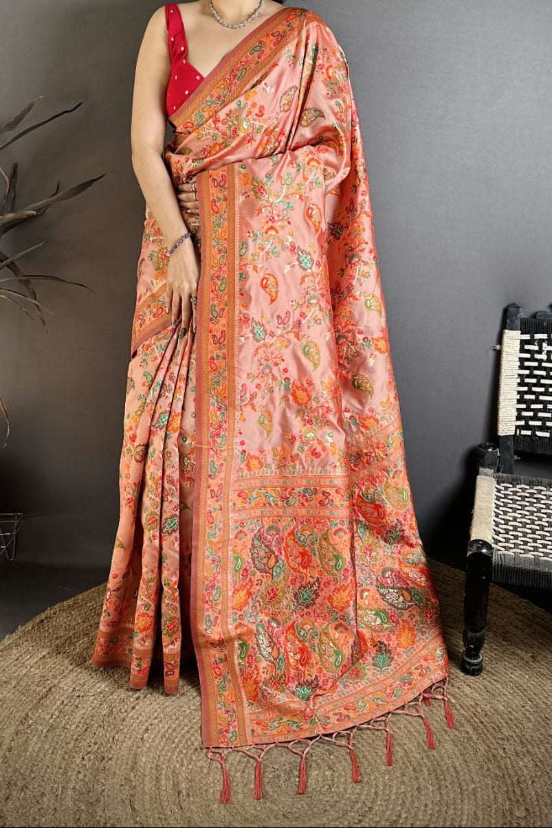 Royal Heirloom Pashmina Silk Saree