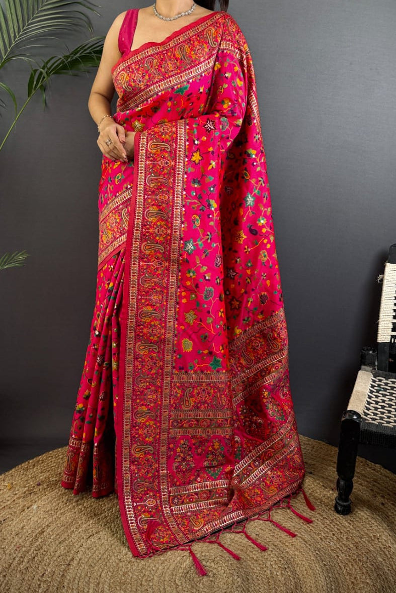 Royal Heirloom Pashmina Silk Saree