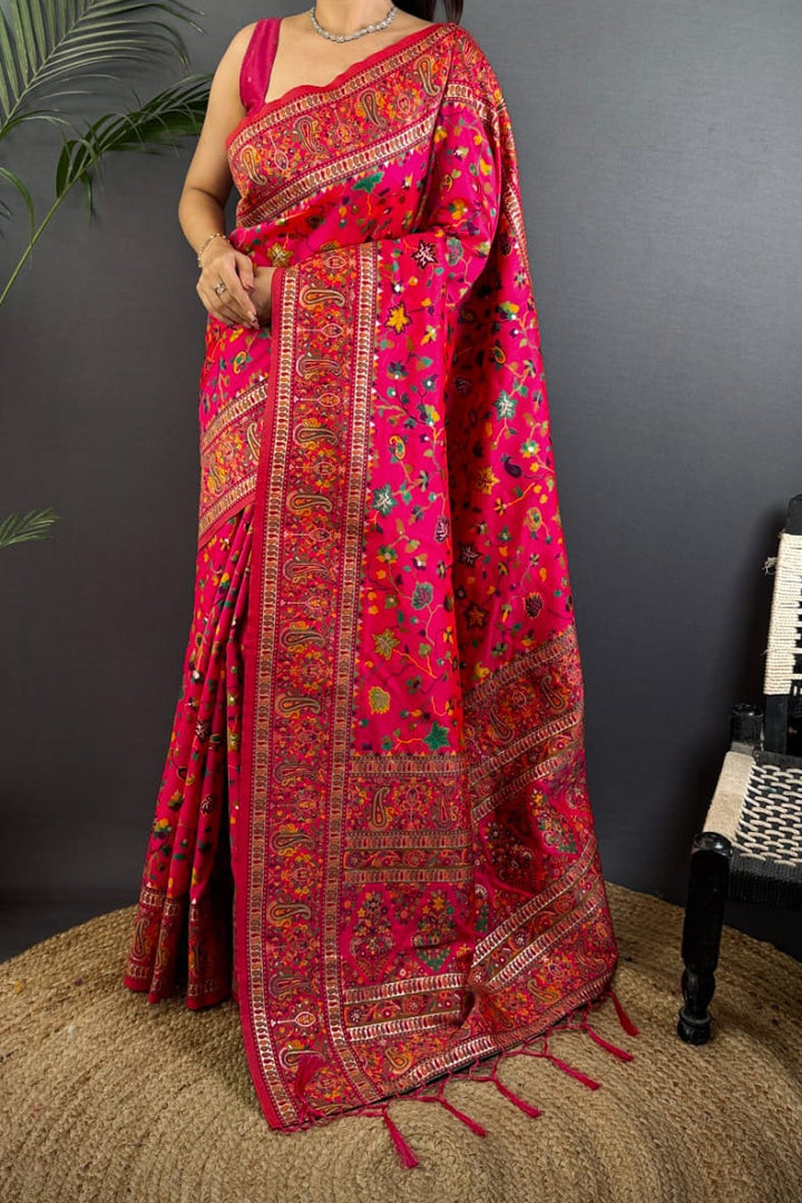Royal Heirloom Pashmina Silk Saree