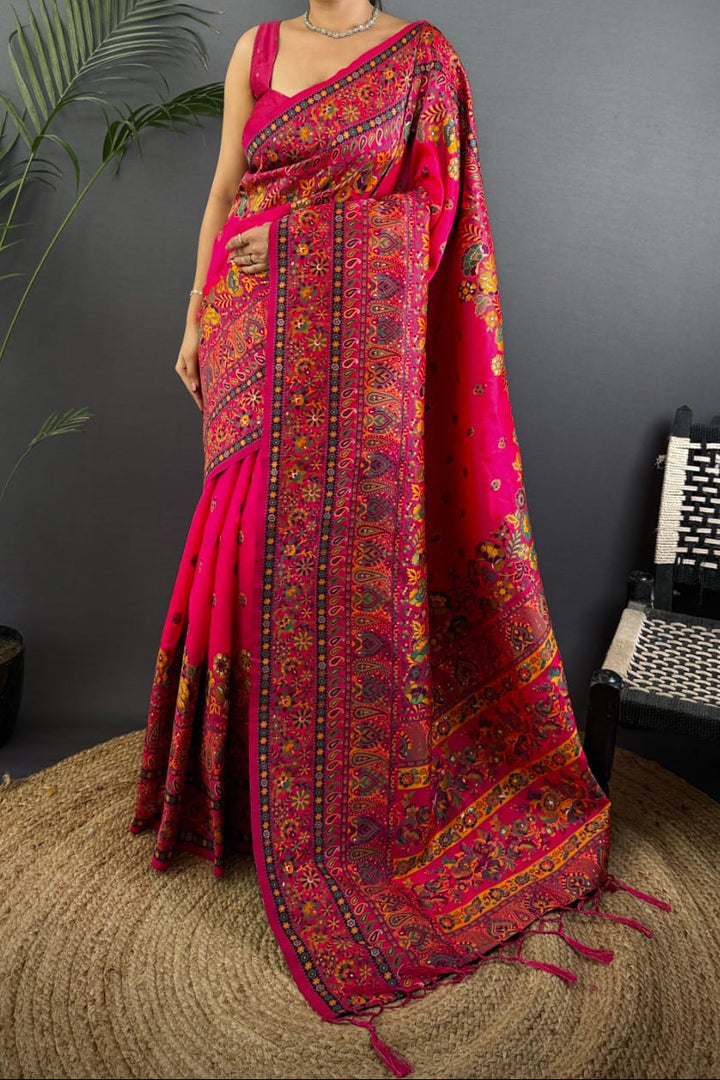 Royal Heirloom Pashmina Silk Saree