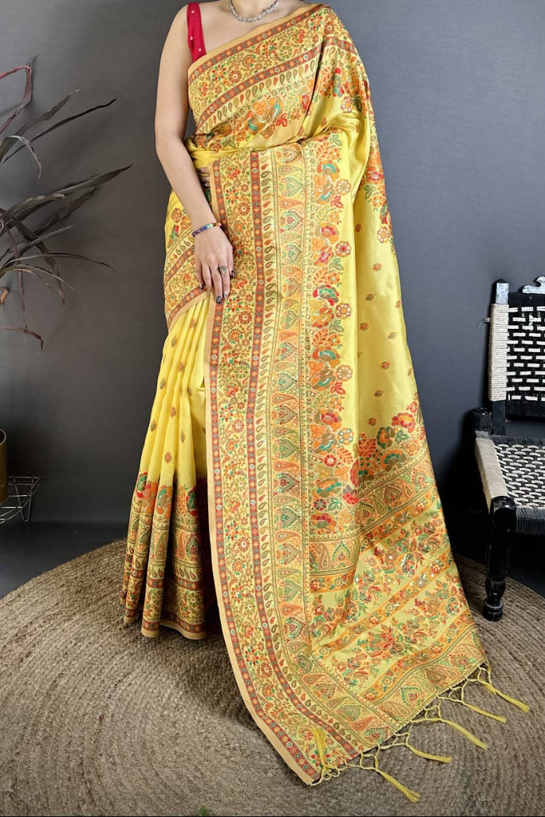 Royal Heirloom Pashmina Silk Saree