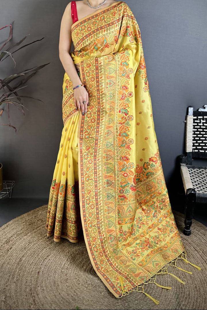 Royal Heirloom Pashmina Silk Saree