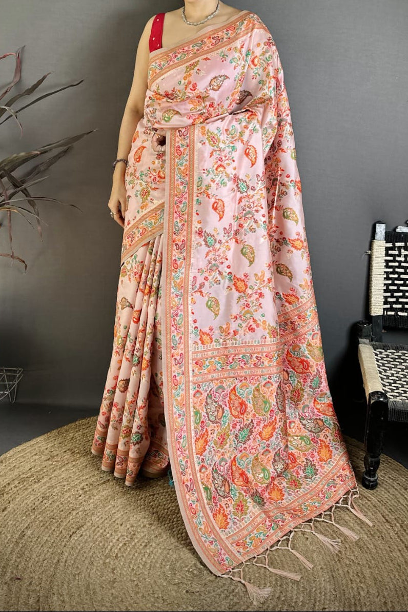 Royal Heirloom Pashmina Silk Saree