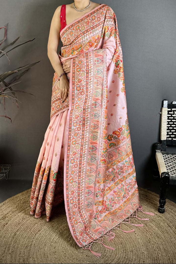 Royal Heirloom Pashmina Silk Saree