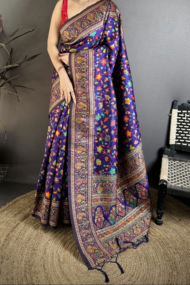 Royal Heirloom Pashmina Silk Saree
