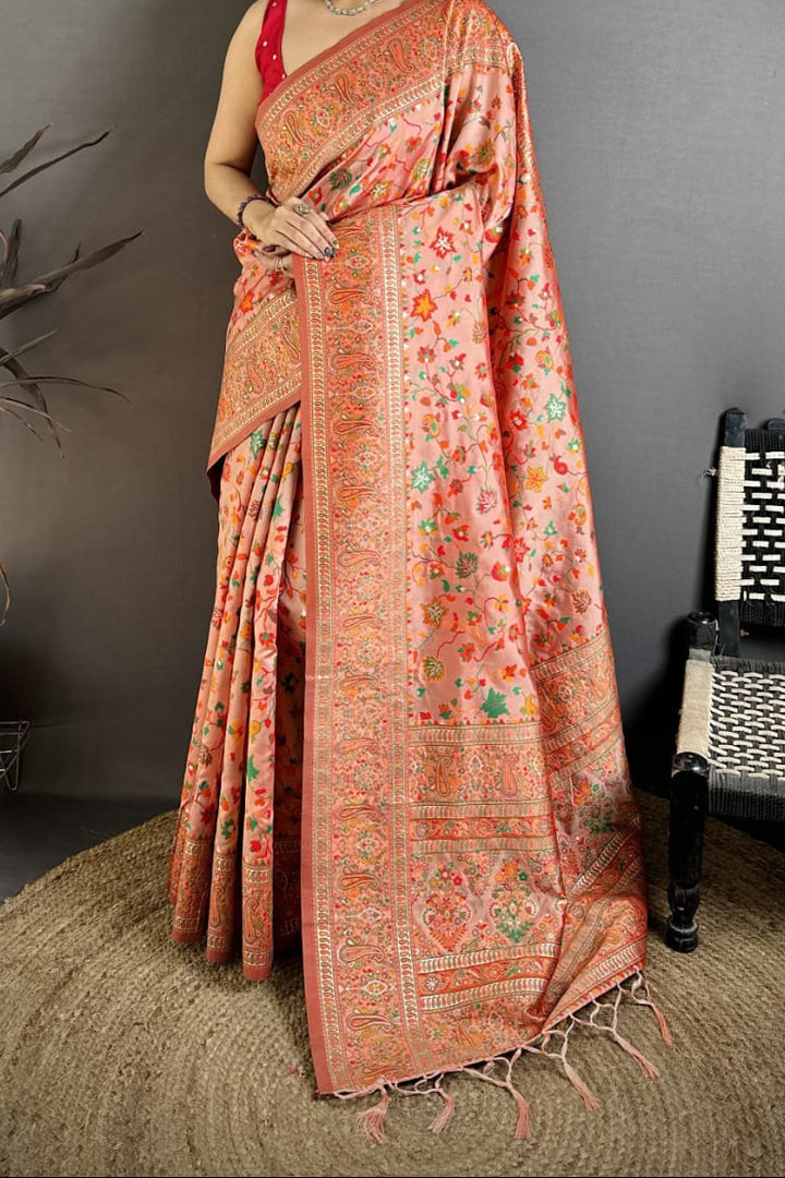 Royal Heirloom Pashmina Silk Saree