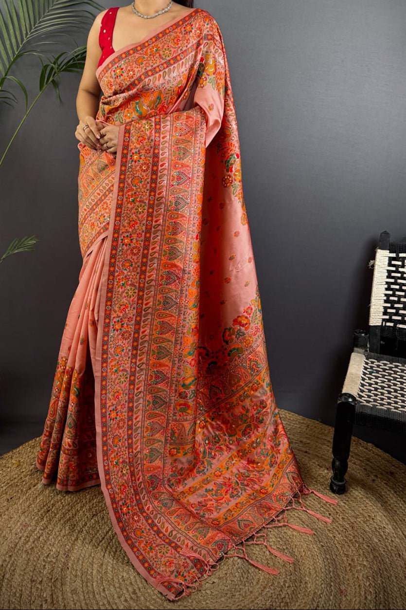Royal Heirloom Pashmina Silk Saree