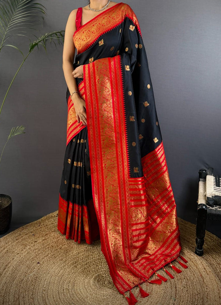 A Tale of Two Tones Fancy Silk Saree