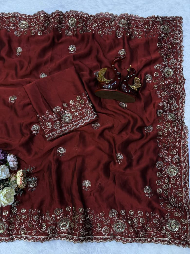 The Dream She Became – Rangoli Silk Saree