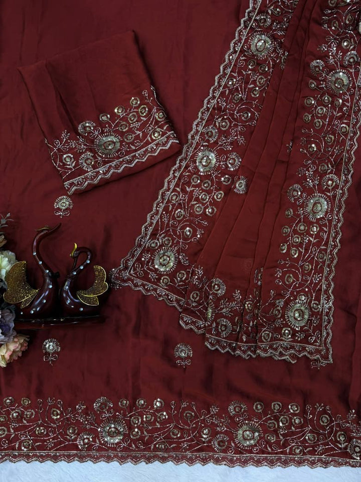 The Dream She Became – Rangoli Silk Saree