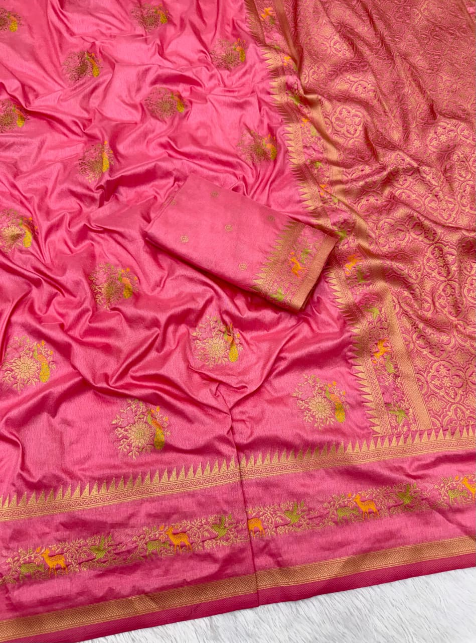 Fairytale Moment Khadi Silk Saree