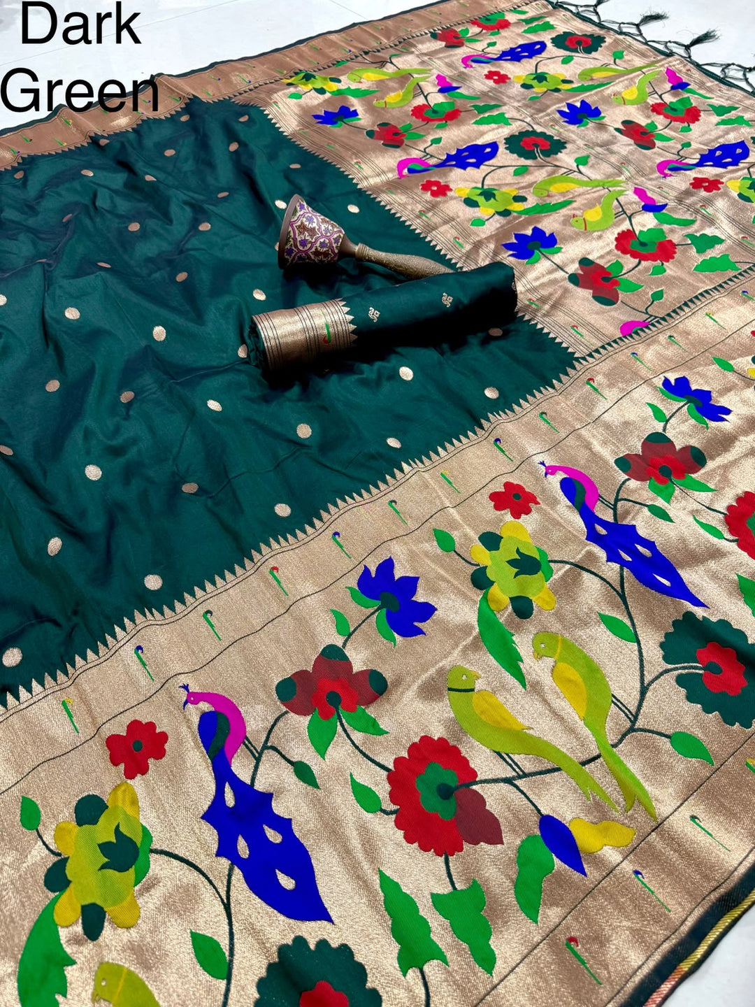 Shahi Kanjivaram Paithani Silk Saree