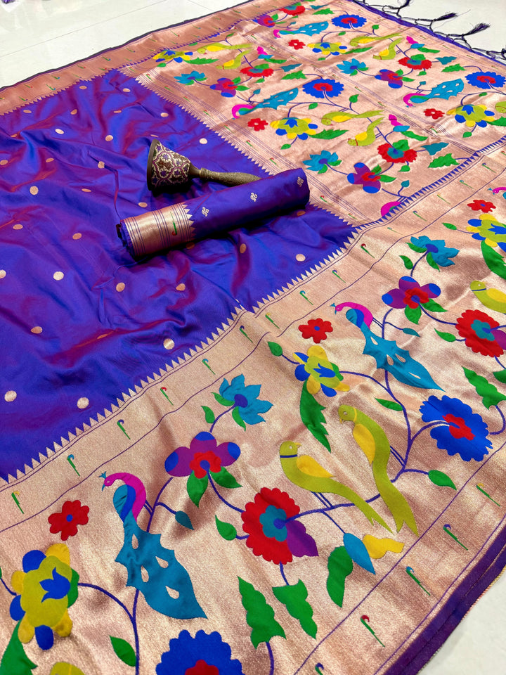 Shahi Kanjivaram Paithani Silk Saree