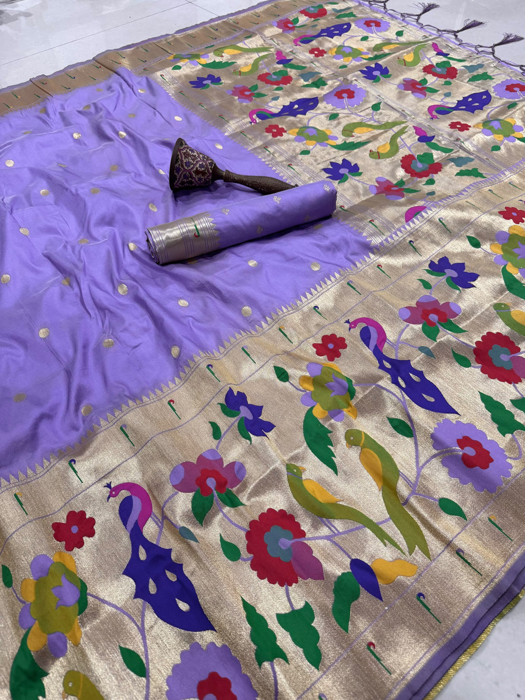 Shahi Kanjivaram Paithani Silk Saree
