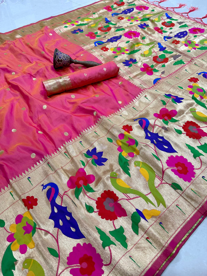 Shahi Kanjivaram Paithani Silk Saree