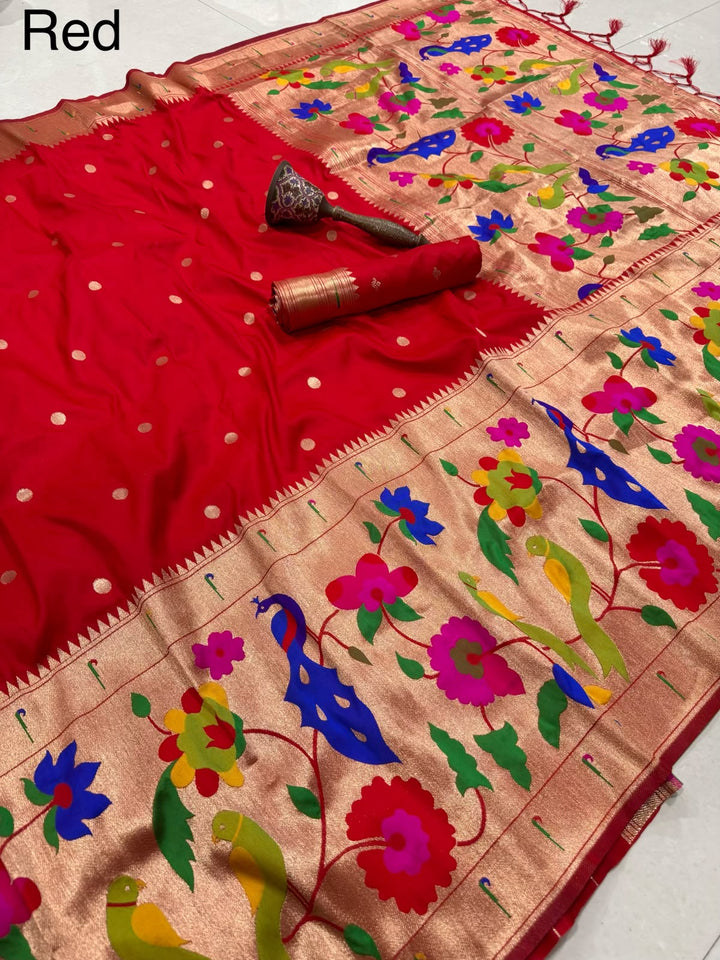 Shahi Kanjivaram Paithani Silk Saree