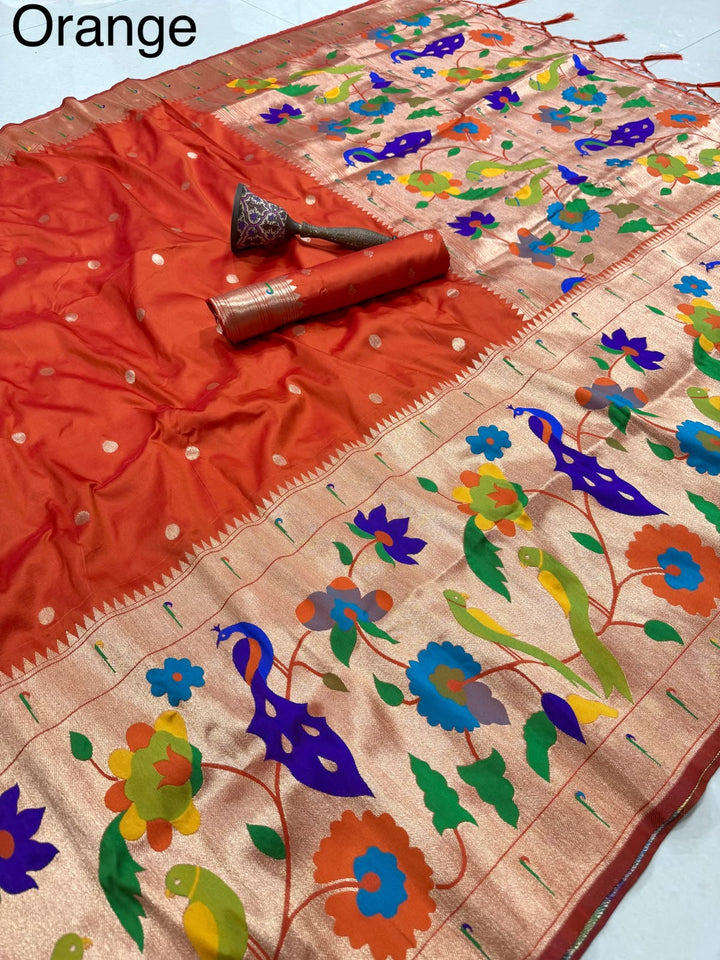 Shahi Kanjivaram Paithani Silk Saree