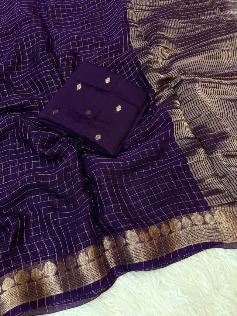 Nazakat Viscose Georgette Saree