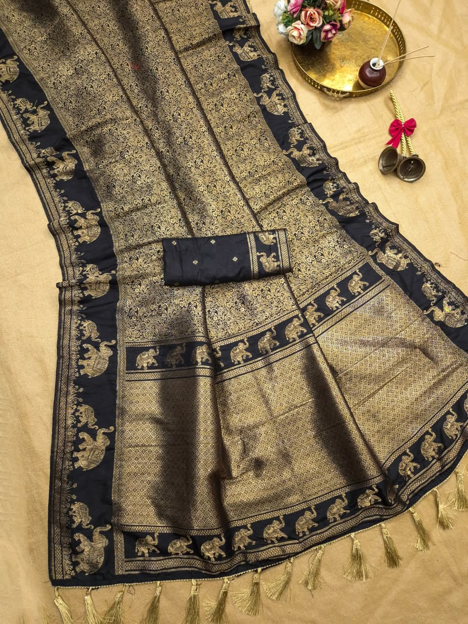 Peshwa Legacy Designer Banarasi Khadi Silk Saree