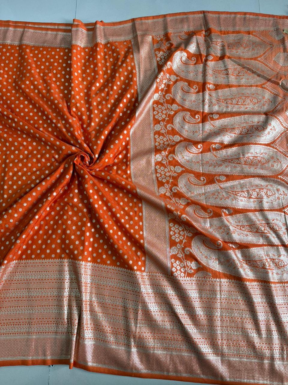 The Queen You Are Crepe Khaddi Silk Saree