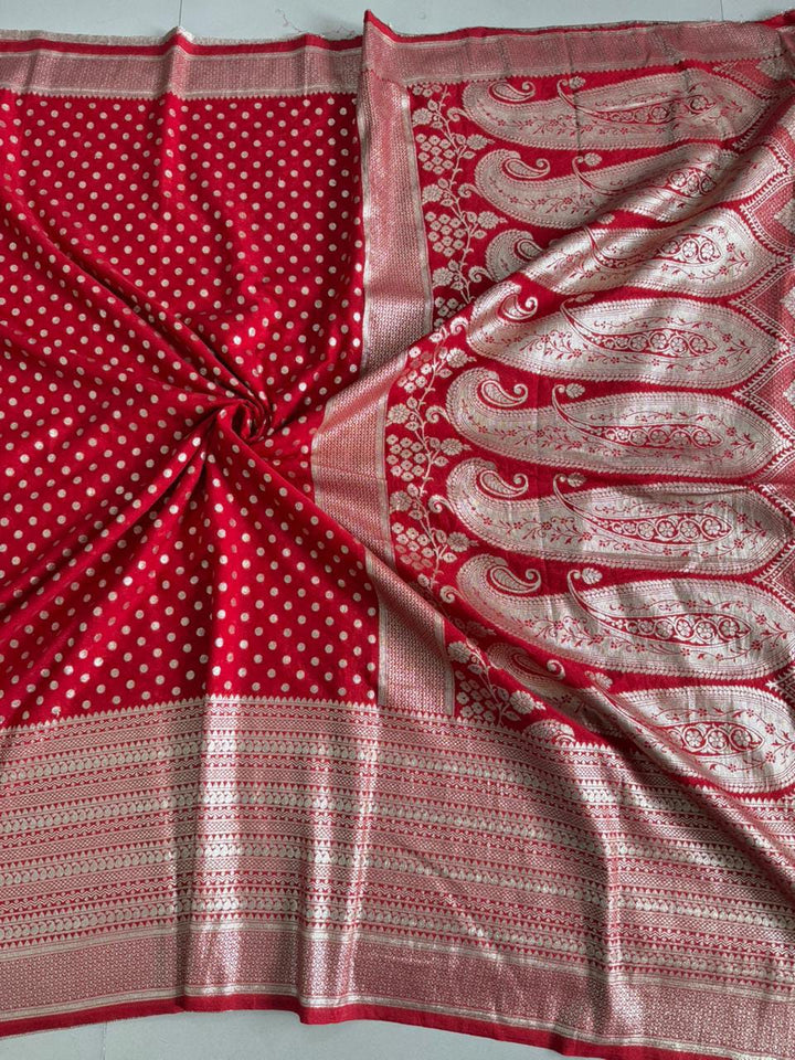 The Queen You Are Crepe Khaddi Silk Saree