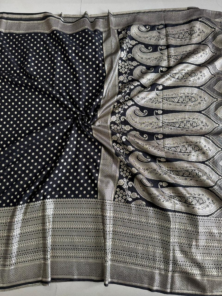 The Queen You Are Crepe Khaddi Silk Saree