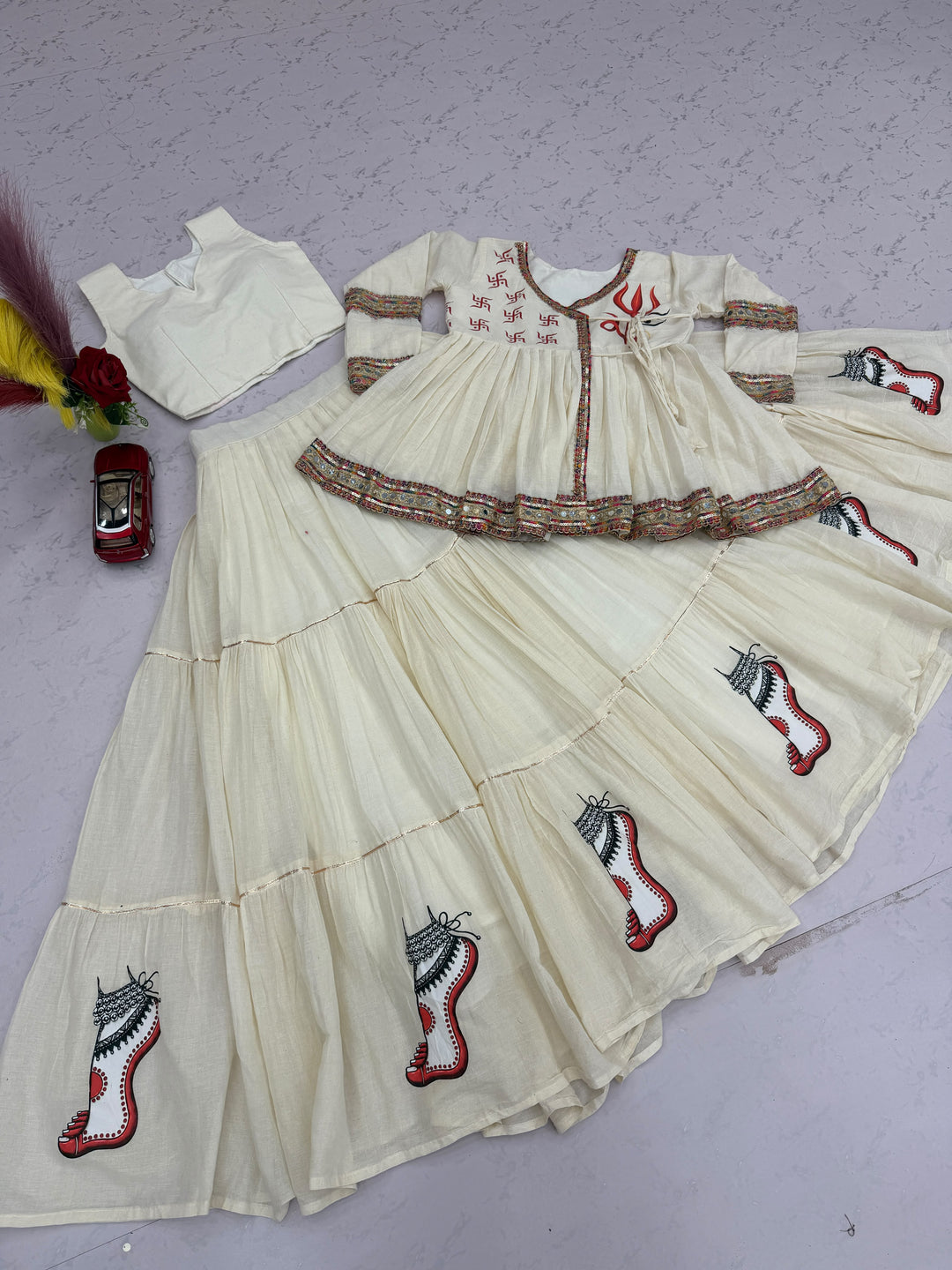 Nritya Mohini Cotton Lehenga