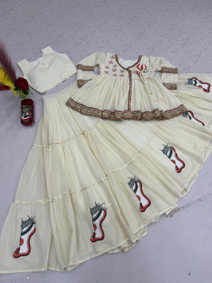 Nritya Mohini Cotton Lehenga