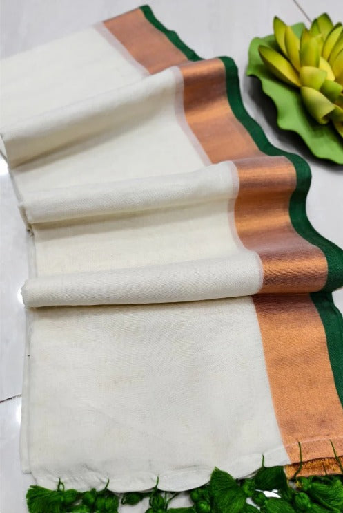 Swarnabhoomi Mul Cotton Saree
