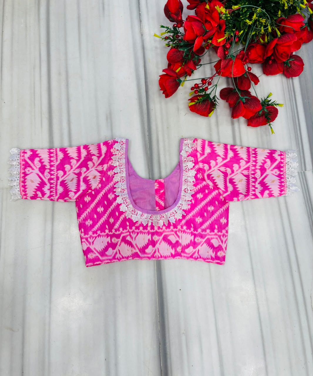 🌸Rasleela Jamdani Blouse 🌸