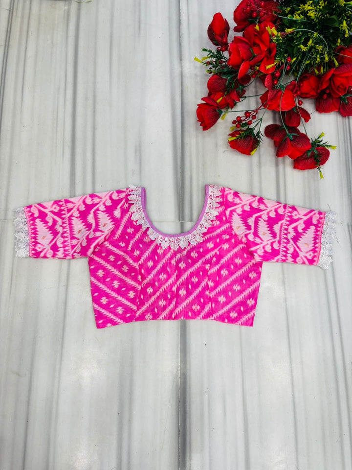 🌸Rasleela Jamdani Blouse 🌸