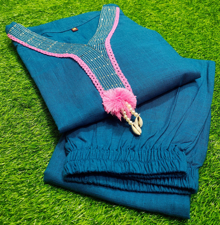 Mohana Cotton  Kurti Set