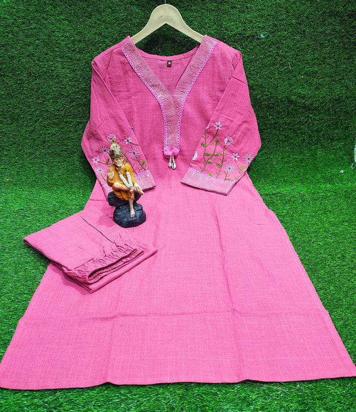 Mohana Cotton  Kurti Set