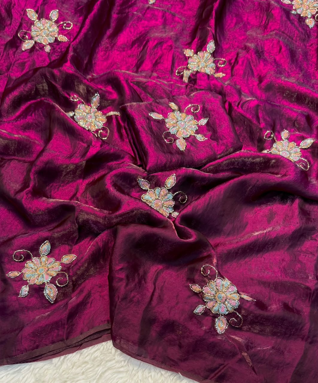 Eyes on Me Fancy Silk Saree