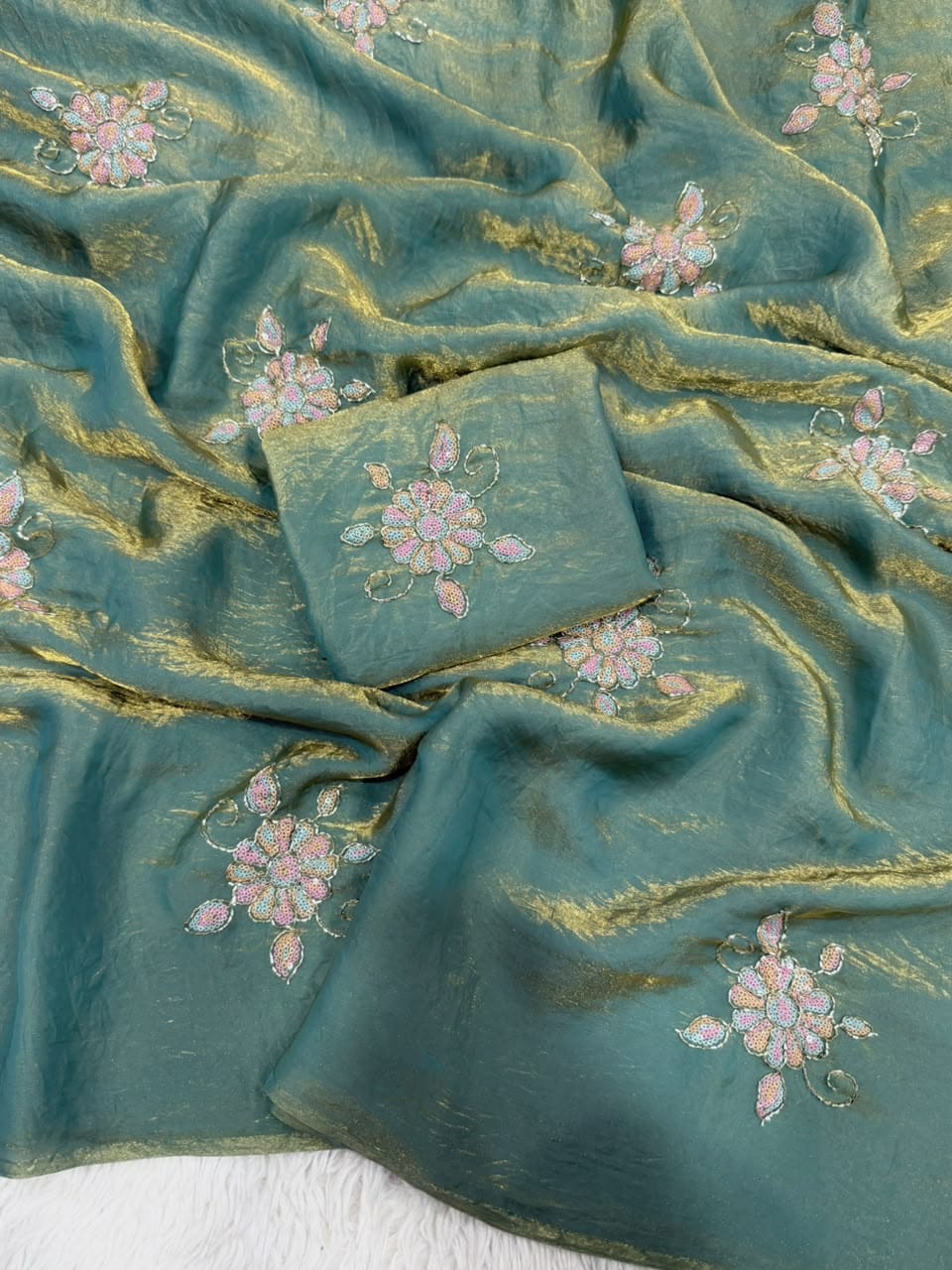 Eyes on Me Fancy Silk Saree