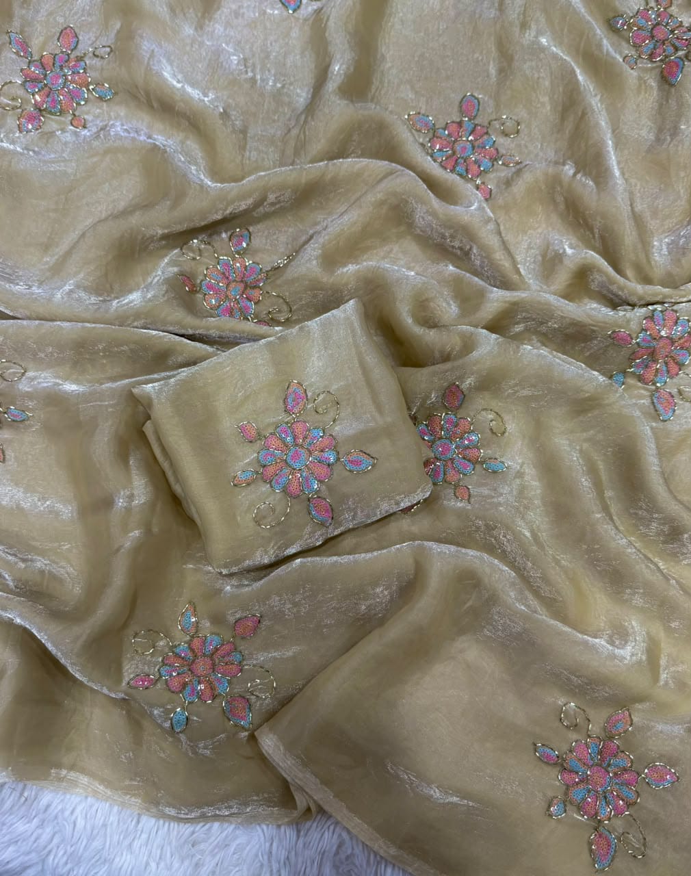 Eyes on Me Fancy Silk Saree