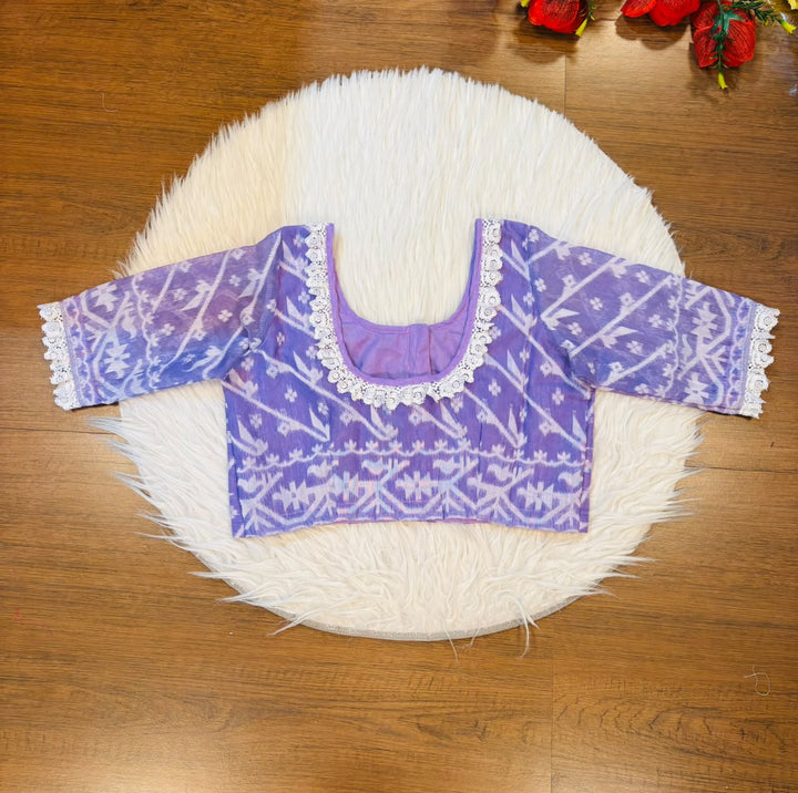 🌸Vrinda Vani Jamdani Blouse 🌸