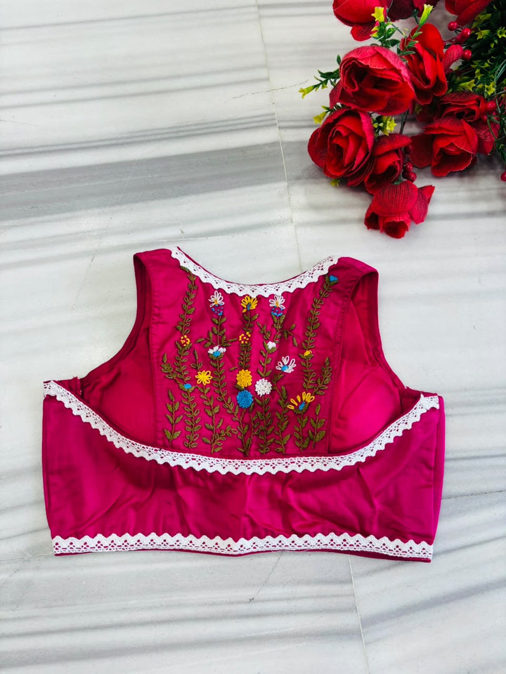 Magical Lace Work - Designer Blouse