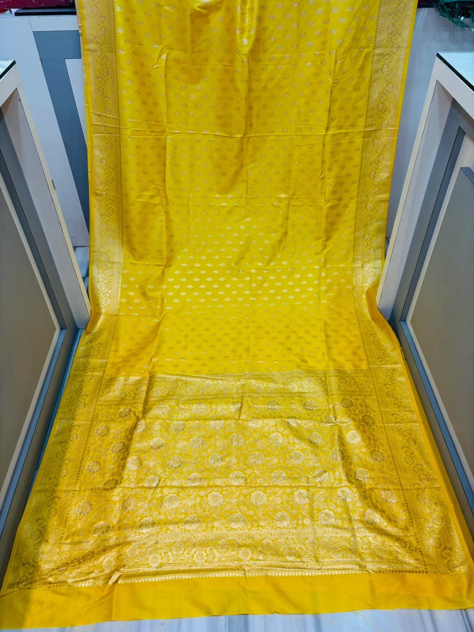 Glided Honey Semi Silk Saree