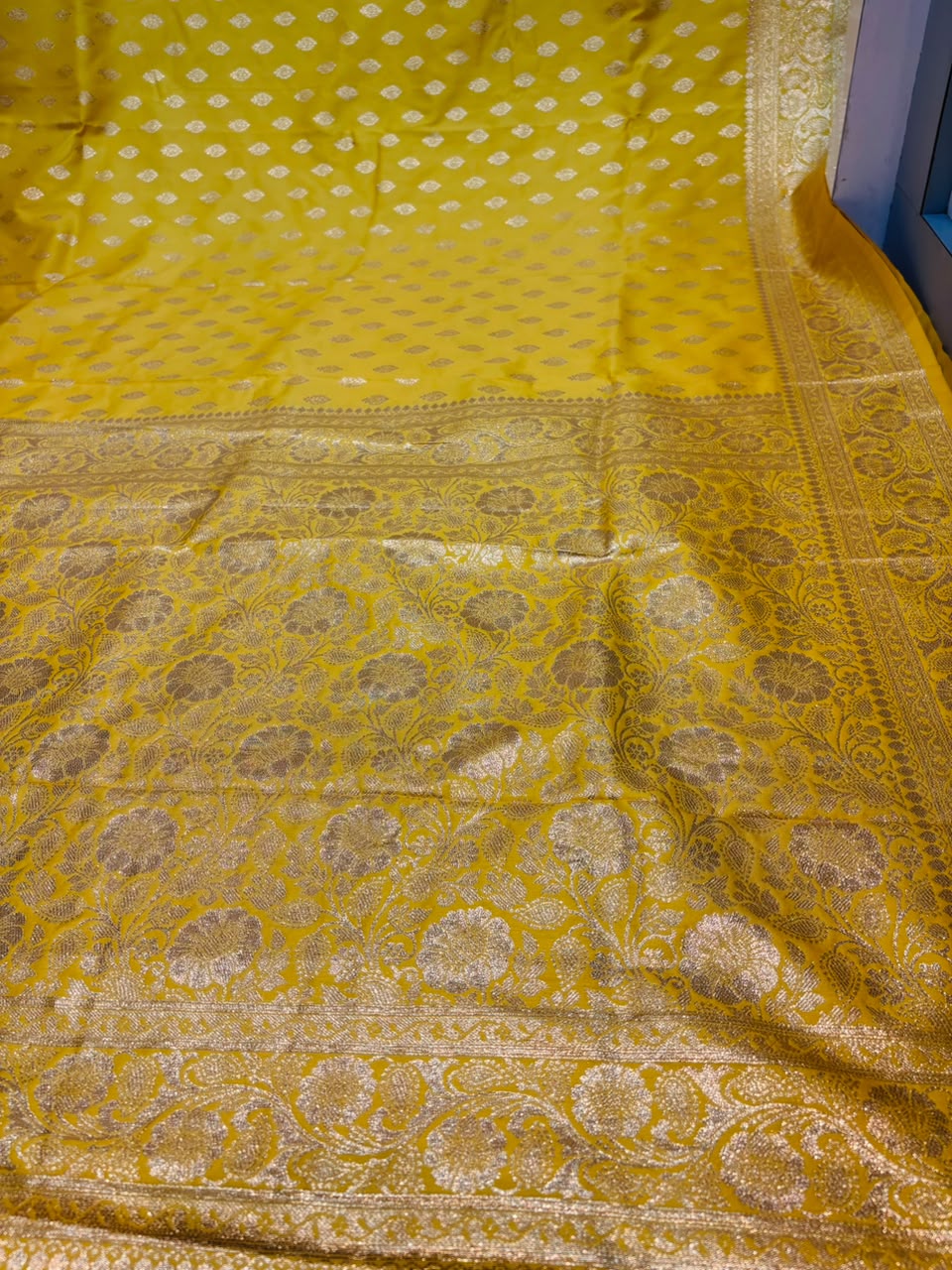 Glided Honey Semi Silk Saree