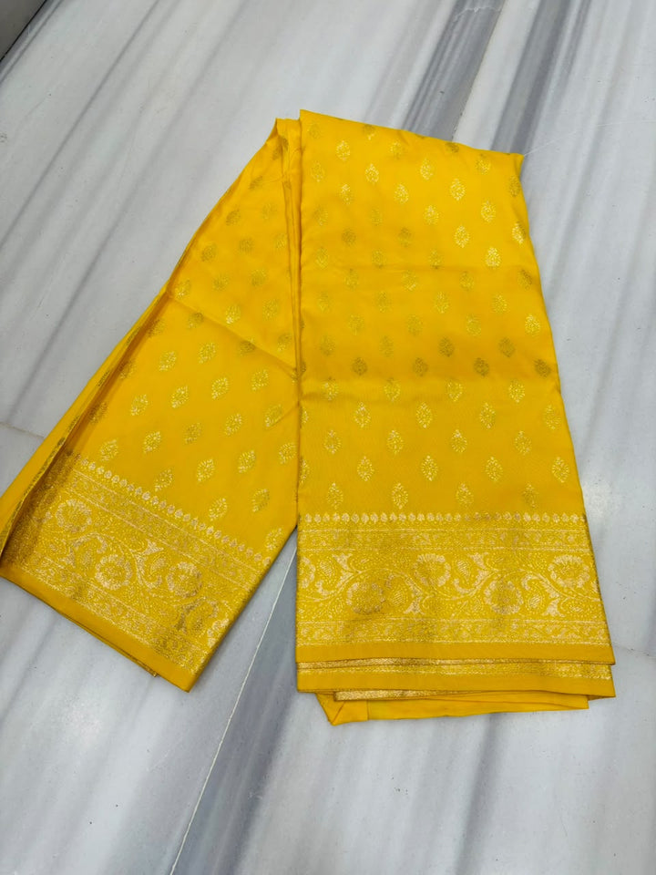 Glided Honey Semi Silk Saree