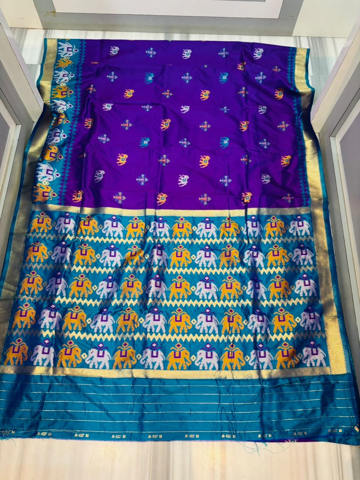 Tusker Tales Patola Silk Saree