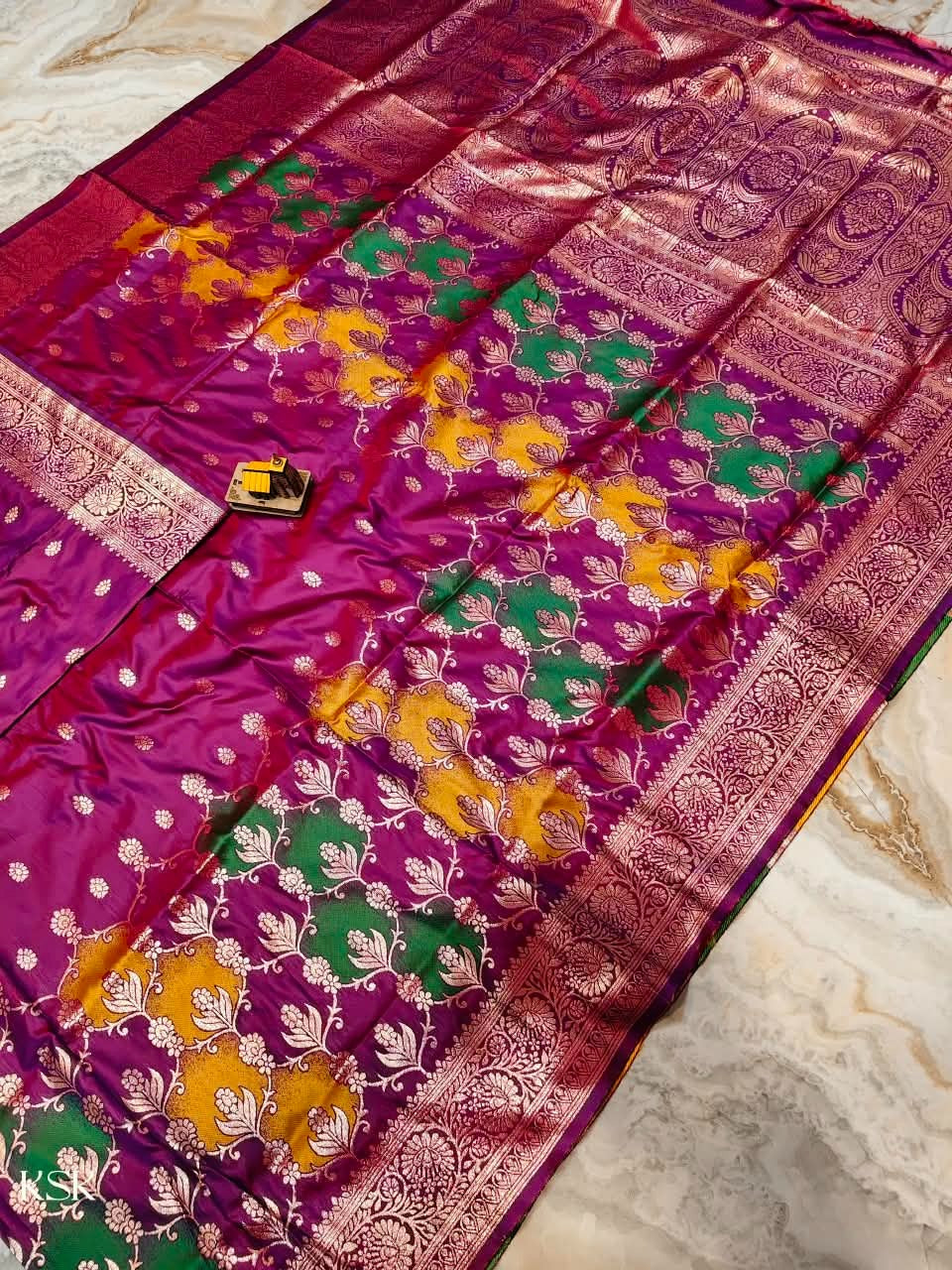House of Grace Katan Silk Saree