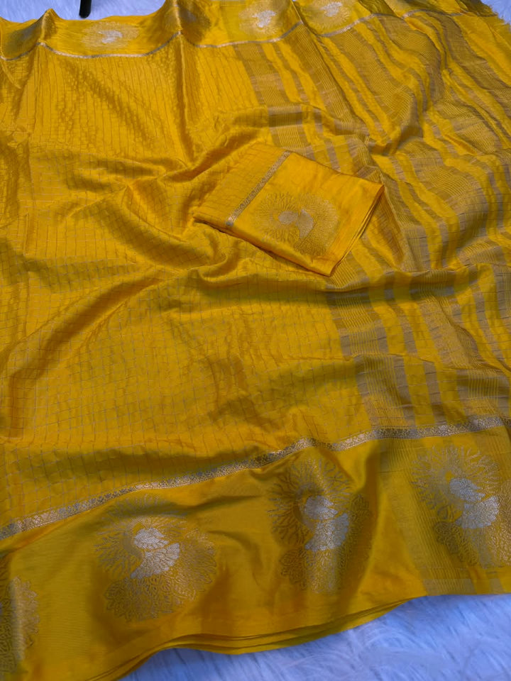 Legacy of Elegance Viscose Crepe Silk Saree