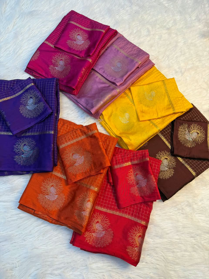 Legacy of Elegance Viscose Crepe Silk Saree